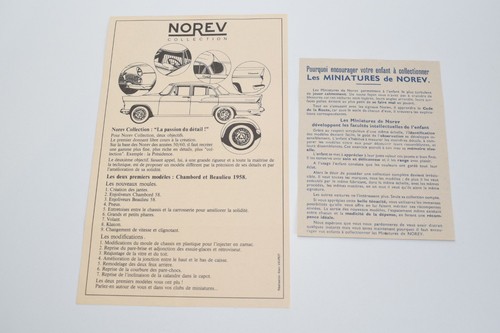 B93 catalogue dépliant norev - b93,