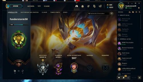 Compte league legends euw - league, of