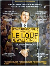 Le loup de Wall street Affiche Cinéma 160x120 cm Movie Poster 63x47 in SCORSESE