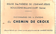 14 CPA Chemin de croix de Boulogne-Billancourt Lambert Rucki