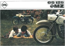 Feuillet publicitaire MZ 125