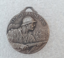Médaille type de Verdun, Rasmuny, revers "aux enfants de la Sologne 14-18" 28 mm