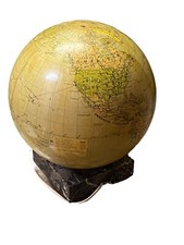 ANCIEN GLOBE EN VERRE