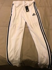 Mens White Adidas Joggers