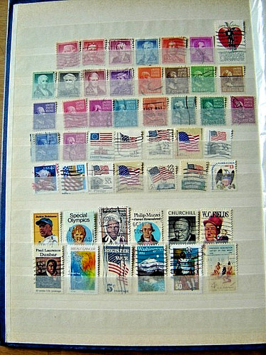 Lot 218 timbres postes - lot,