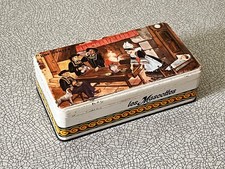 Boîte à biscuit ancienne, Les Mascottes, crêpes dentelles de Quimper