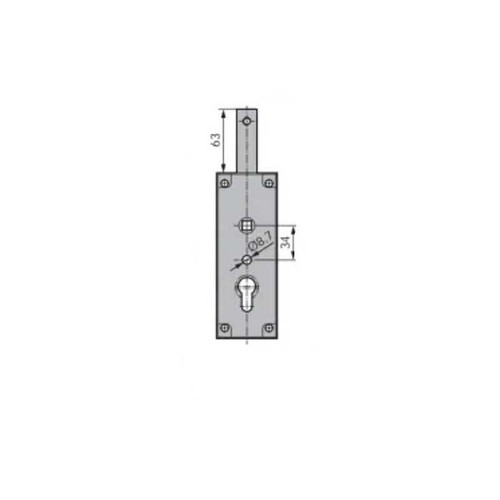 Serrure garage verouillage - serrure,