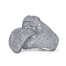 BAGUE TETE DE MORT CHEVALIERE