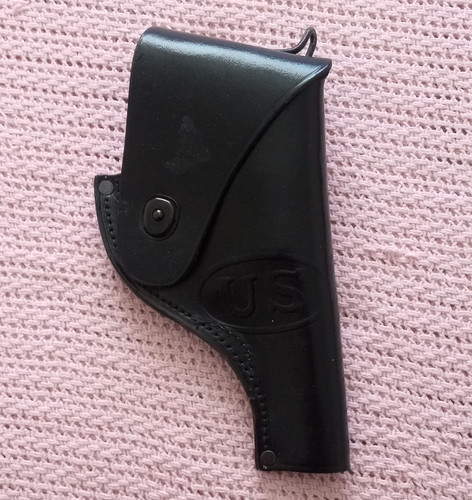 Black revolver holster - black,