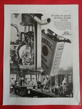 Publicité de presse  Accessoires Automobile HUILE SHELL Le laboratoire  1930