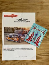 DECALS 1/43 RENAULT MAXI 5