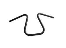 1 Pouces Ape Hanger Noir Mat Largeur/Hauteur 71 / 35cm Incl. Homologation