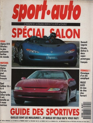 Sport auto 345 venturi 210 - venturi,