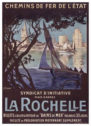 Affiche chemin fer état - de,