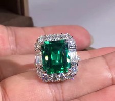 Bague Émeraude Rectangulaire