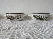 RARE Villeroy & Boch Manufacture Royale et Impériale BOTANICA  2 Ramequins