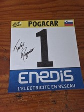 Dossard tour de france Tadej Pogacar copie cyclisme vélo team uae bib number 
