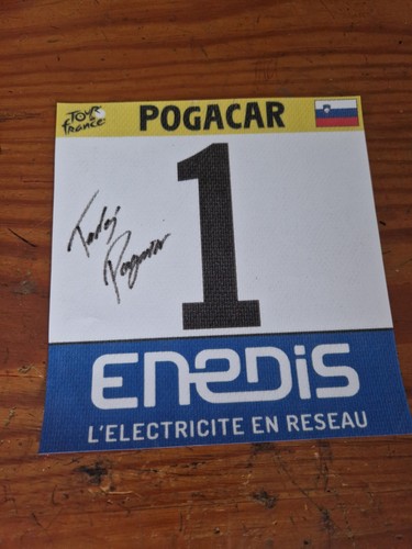 Dossard tour france tadej - dossard,