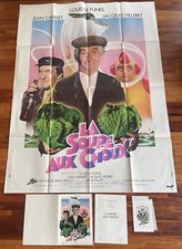 La soupe aux choux Louis de Funès Villeret Carmet Poster Affiche Original 1981