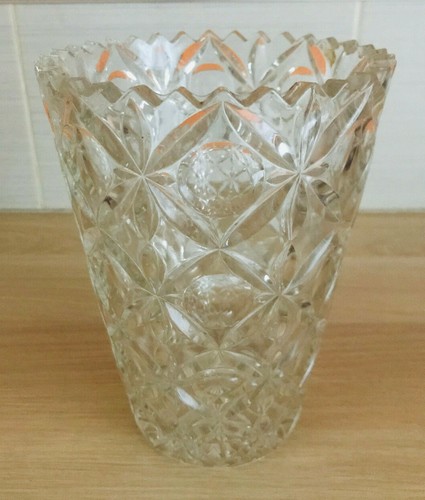Vase verre moulé - vase, en