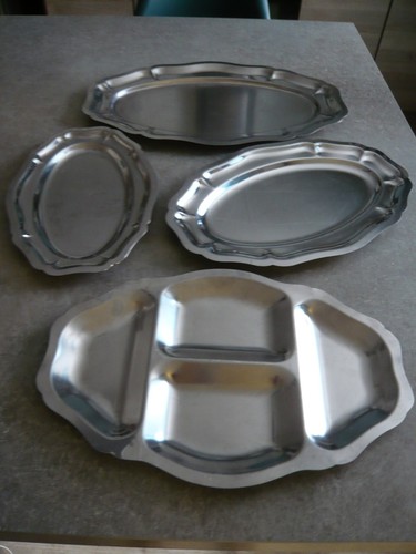 Lot plats inox - lot,