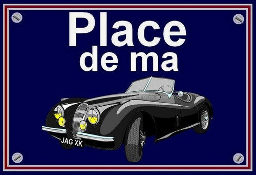 Plaque place ma jaguar - place,
