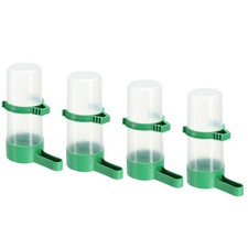 Automatique Alimentateur 4 Set oiseau Abreuvoir suspendu Large Distributeur Vert