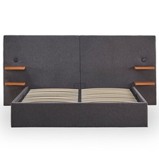 Lit Coffre Avec Tablettes &