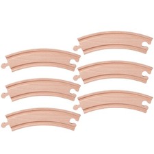 6pcs Playthings de train en