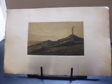 Gravure originale de GLAF soir de guerre 1870  signé n° 83/100 casque à pointe