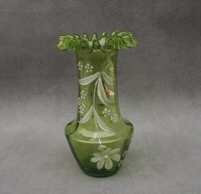 Ancien vase émaillé en verre