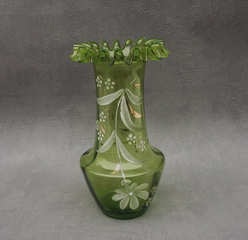 Ancien vase émaillé - en, verre