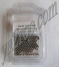 144 Billes de 3,17 mm  vélo cyclomoteur etc...