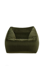Fauteuil pouf de couleur verte Maison du Monde en parfait état