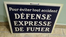 RARE PANNEAU SIGNALISATION