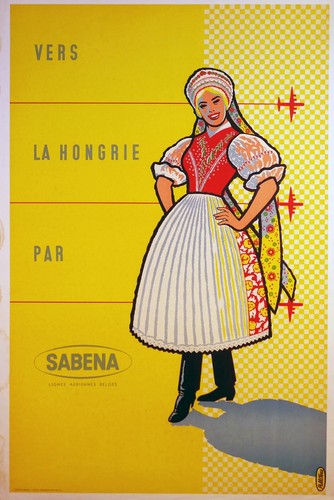 Affiche poster sabena - poster,