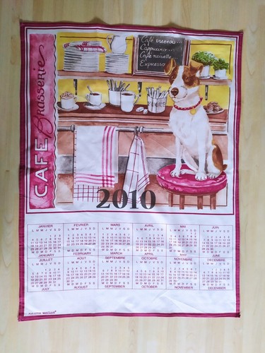 Calendrier tissu 2010 - tissu,