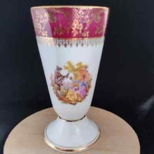 Mazagran en porcelaine de Limoges, scène galante de Fragonard