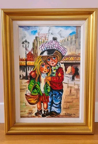 Tableau sur toile huile - tableau,