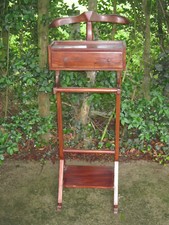 VALET DE CHAMBRE A TIROIRE EN ACAJOU 1950 EBENISTE