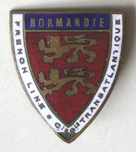 Insigne paquebot normandie - insigne, le