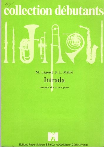 Intrada pour trompette ou - si,