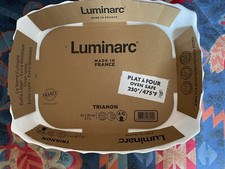 Plat à four rectangulaire LUMINARC 32 cm x 26 cm Neuf 4 à 6 personnes