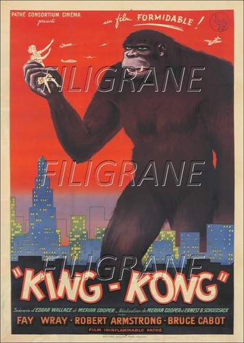 King kong film rdza poster - rdza,