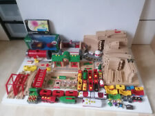 Gros lot Trains BRIO - Locomotives, Metro, Rails, Aiguillages, ponts, accessoire