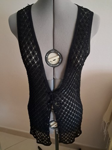 Gilet long sans manche - gilet,
