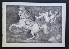 BREL MORETTI litho LE CHEVAL