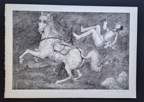 Brel moretti litho cheval - brel,