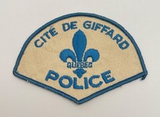 Tissu Police. Cité de GIFFARD. Canada (L183)