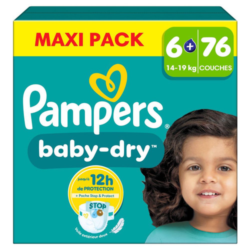 Pampers baby dry taille - taille, 6+